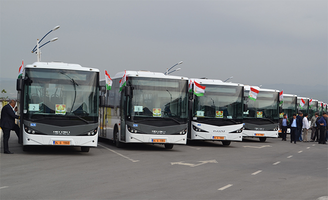 Каждый новый автобус для Душанбе обошелся в 85 тысяч евро