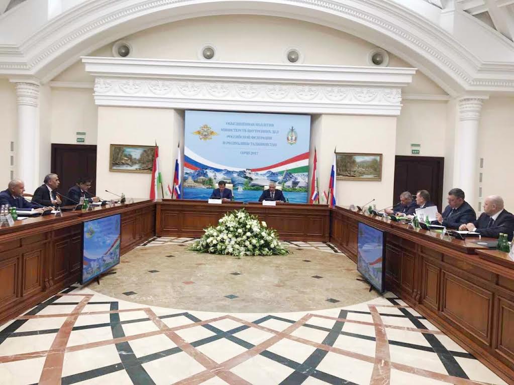 В Сочи прошла Объединенная коллегия МВД Таджикистана и России