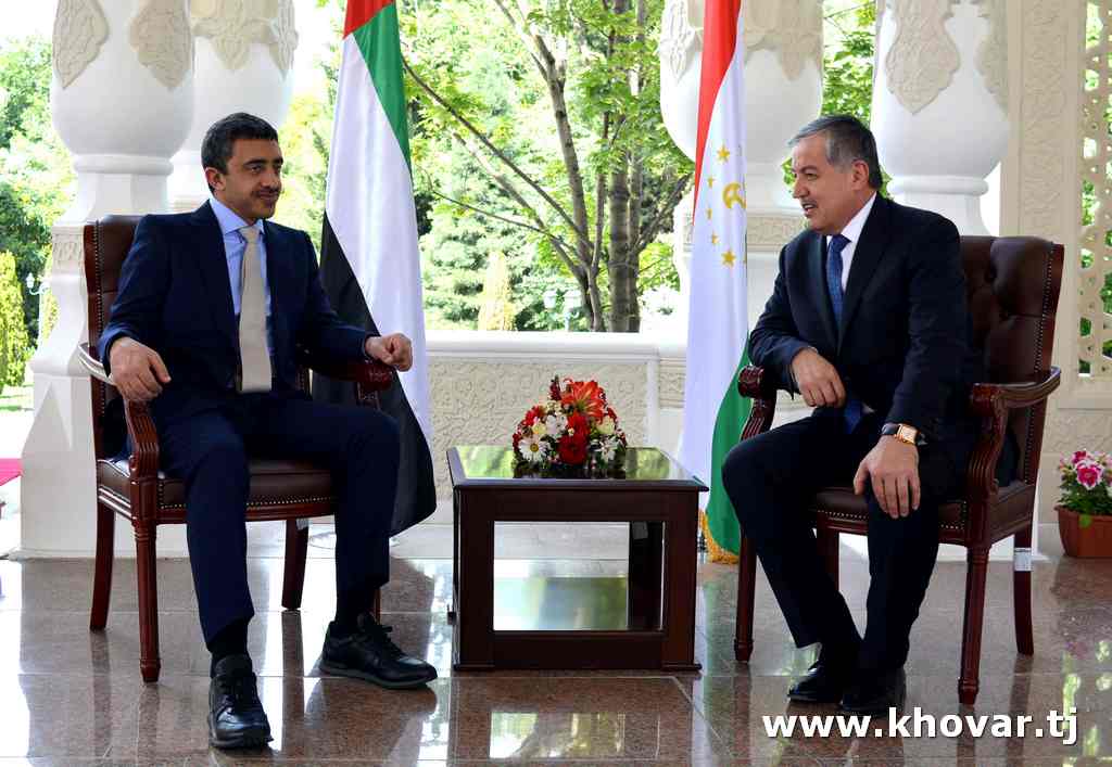 Встреча министров иностранных дел Таджикистана и Объединенных Арабских Эмиратов