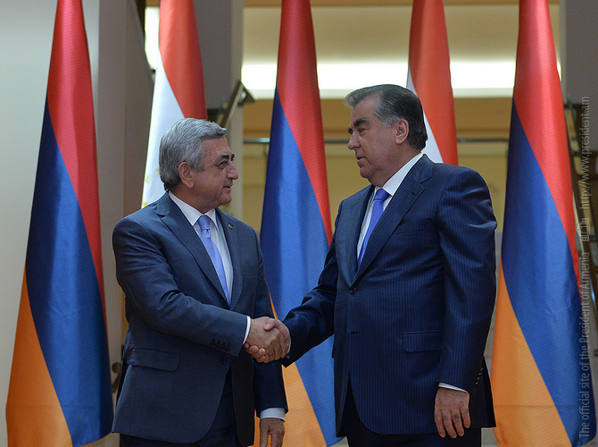 Таджикистан и Армения подписали девять новых документов о сотрудничестве