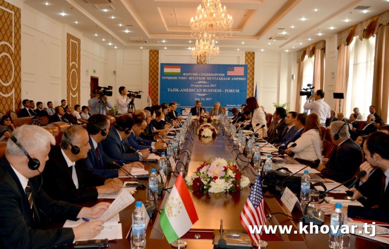 В Душанбе состоялся таджикско-американский бизнес-форум