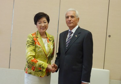 Посол Таджикистана встретился с губернатором Токио