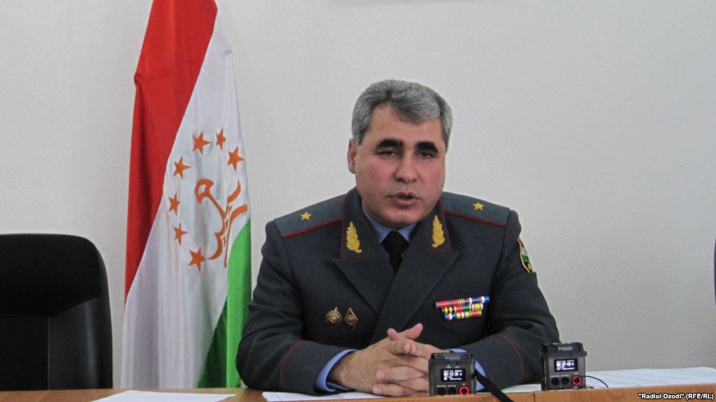 Глава согдийской милиции генерал-майор Шариф Назаров