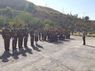 Военнослужащих КЧС поздравили с Днем независимости Таджикистана