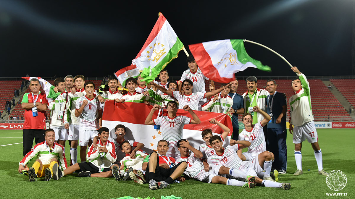 Юношеская сборная Таджикистана по футболу вышла в финал чемпионата Азии-2018