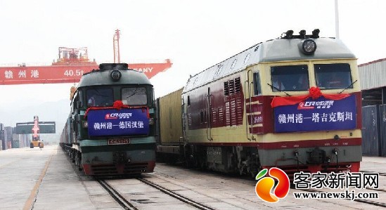 Открылись грузовые железнодорожные маршруты Ганьчжоу — Таджикистан и Ганьчжоу — Гамбург
