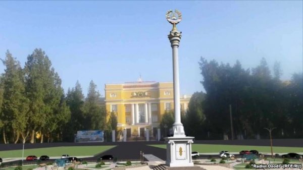 В Бустоне демонтировали последний на севере Таджикистана памятник Ленину