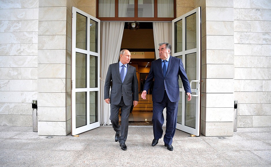 Президенты Таджикистана и России обсудили перспективы сотрудничества