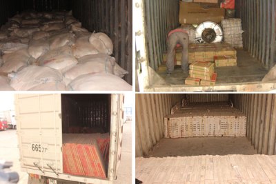 На складе в Душанбе обнаружили 18 грузовиков с контрабандой на сумму свыше 13,3 млн. сомони