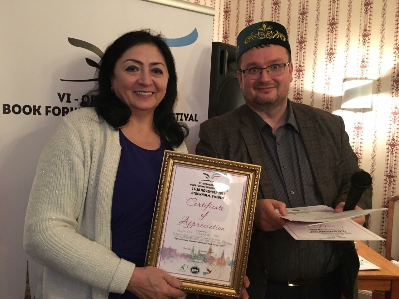 Литераторы из Таджикистана получили признание в Стокгольме