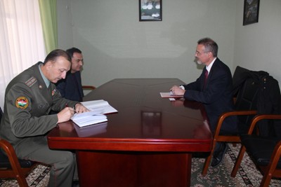 Глава КЧС Таджикистана встретился с представителем ОБСЕ