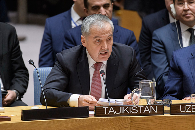 Глава МИД Таджикистана выступил на заседании Совбеза ООН