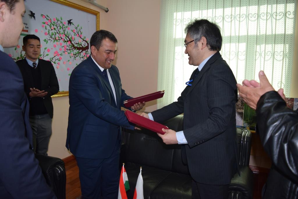 Правительство Японии в рамках проектов безвозмездной помощи поддержало 2 новых проекта в Таджикистане
