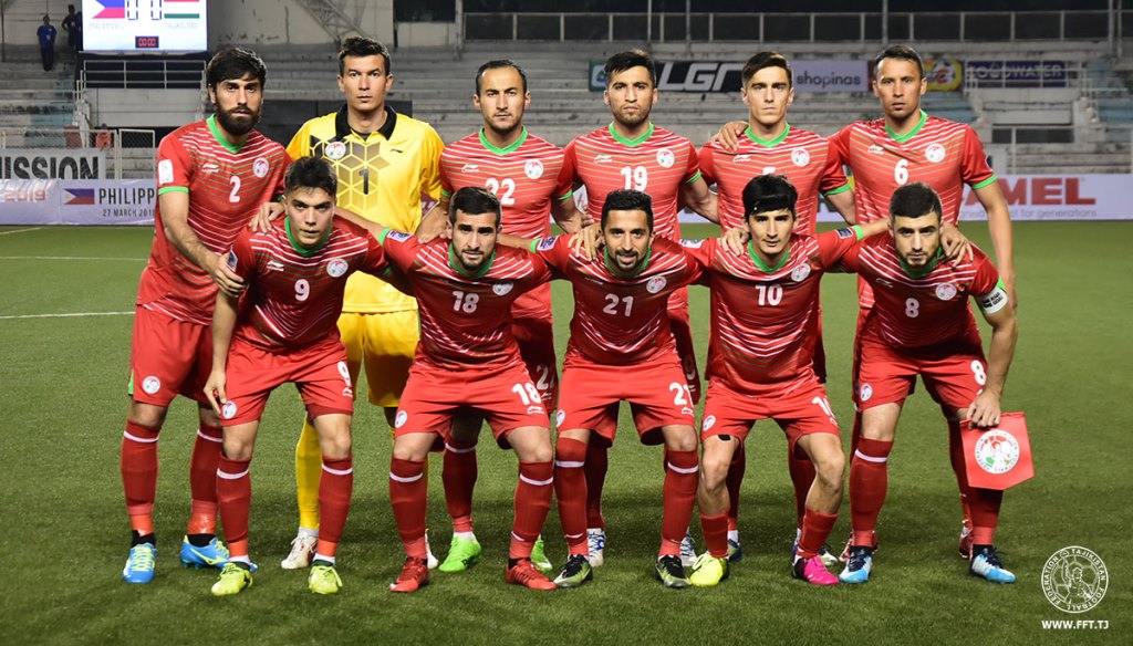 Сборная Таджикистана поднялась на шесть строчек в новом рейтинге ФИФА