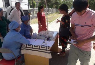 «Караван здоровья» оказал бесплатные медуслуги около 4,2 тыс. жителям Куляба