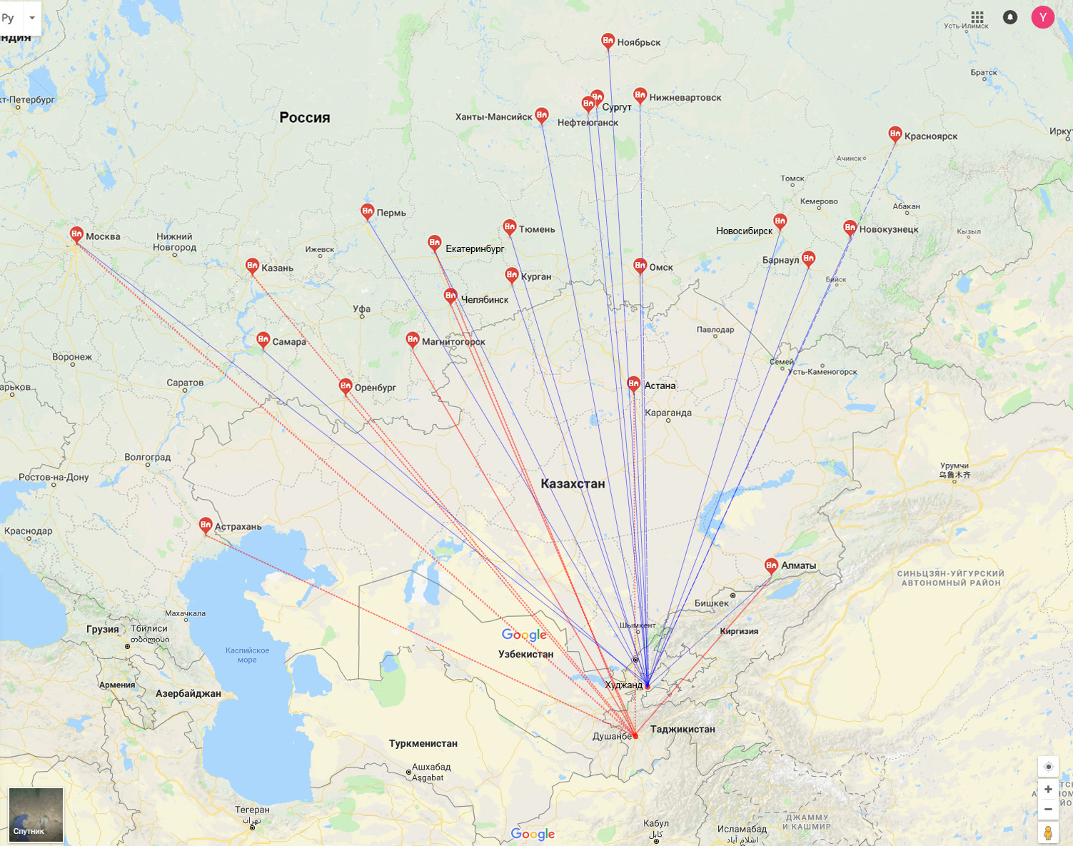 Путь в Россию: В обход дорогих авиабилетов