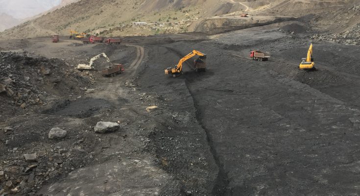 Месторождение Фон Ягноб, уголь с которого поставляется в Узбекистан