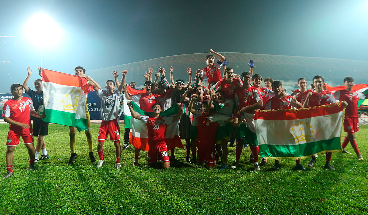 В полуфинале чемпионата Азии-2018 по футболу Таджикистан сыграет с Южной Кореей