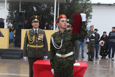 60 новобранцев КЧС приняли накануне воинскую присягу