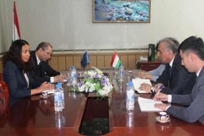 Глава Минкультуры принял постоянного представителя ЕС в Таджикистане