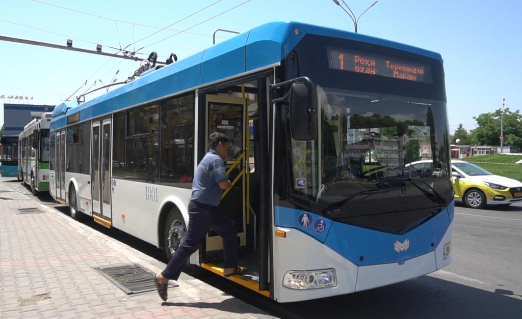 Новые троллейбусы в Душанбе: чем они лучше?