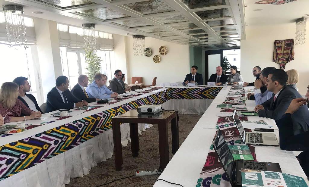 AmCham Tajikistan провел деловую встречу с новым директором «Таджинвест» Хуршедом Мирзо