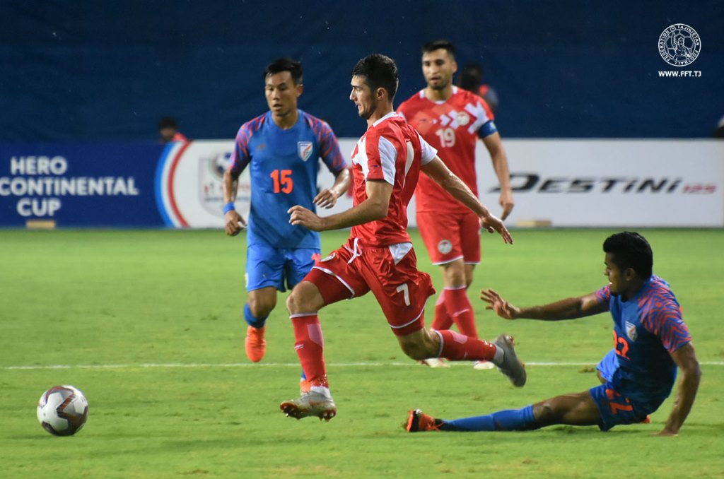 Сборная Таджикистана одержала победу над Индией на старте турнира «Hero Interсontinental Cup 2019»