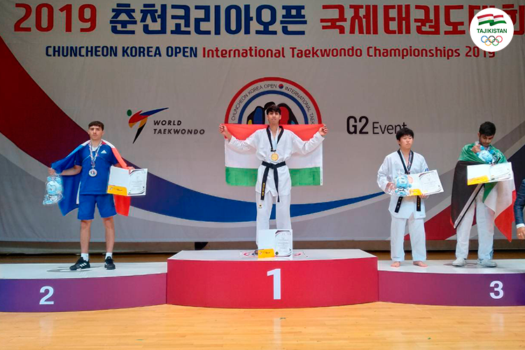Сборная Таджикистана по таэквондо WT в Южной Корее выиграла 4 медали