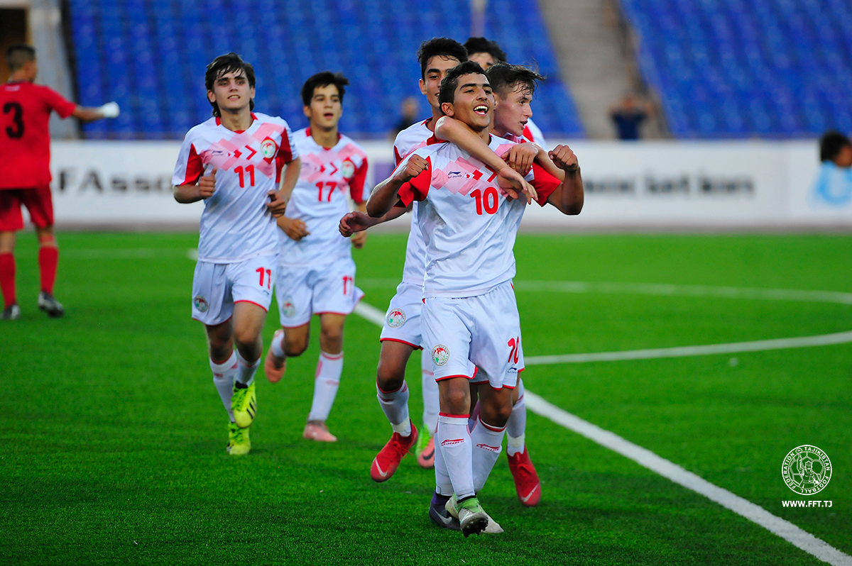 Юные таджикские футболисты одержали первую победу в чемпионате CAFA-2019