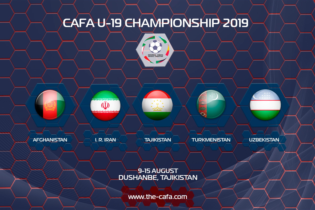 В Душанбе пройдет чемпионат CAFA-2019 среди молодежных сборных региона по футболу