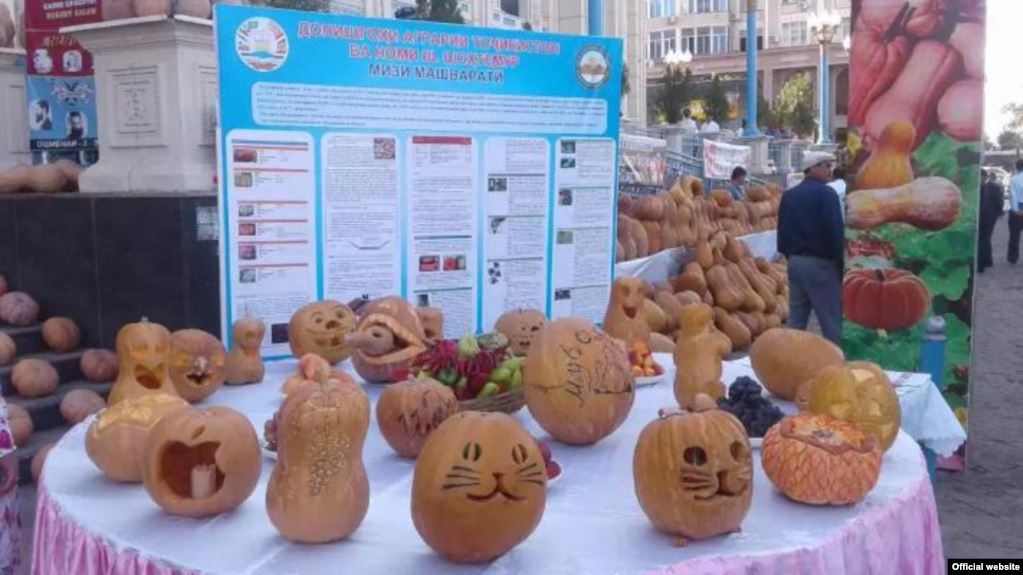 Праздник тыквы в Душанбе и насмешки пользователей соцсетей