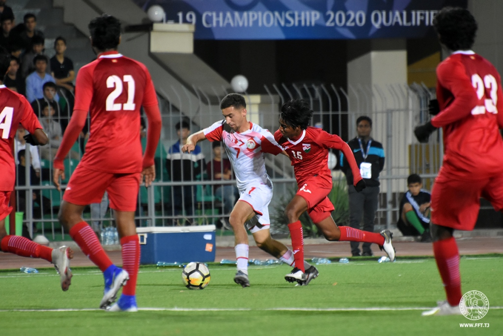 «Молодежка» Таджикистана со счетом 9:0 выиграла команду Мальдив
