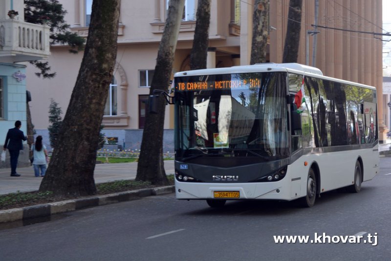 В Душанбе начет курсировать новый автобусный маршрут