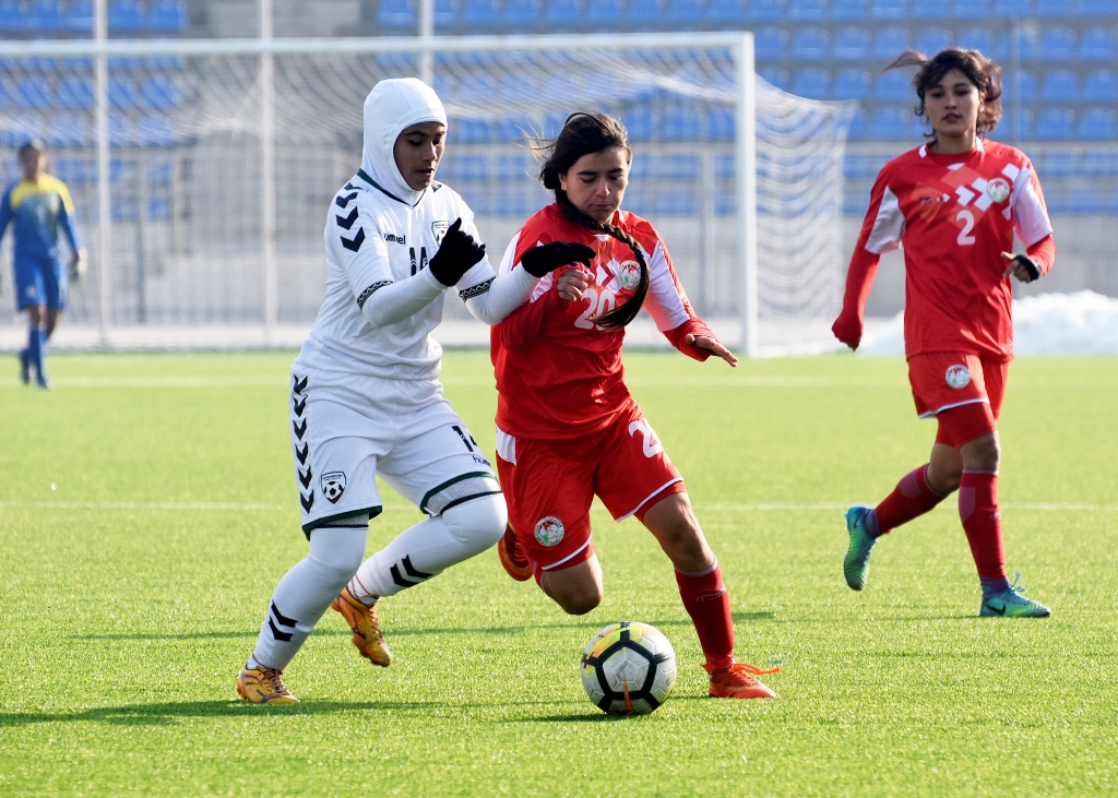 Таджикские футболистки на чемпионате CAFA учинили разгром сборной Афганистана