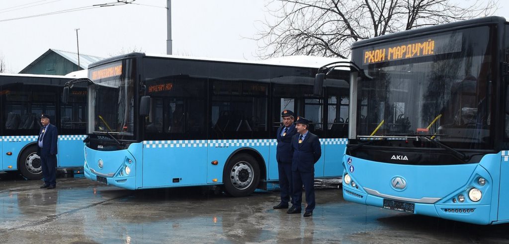 В Душанбе с начала года собрано 128 автобусов Akia. Каждый из них стоит 132 тыс. евро