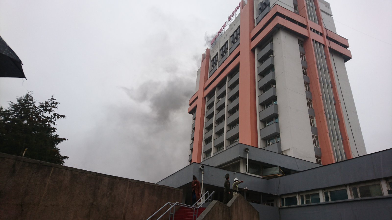 В Душанбе загорелoсь здание газетно-журнального комплекса 