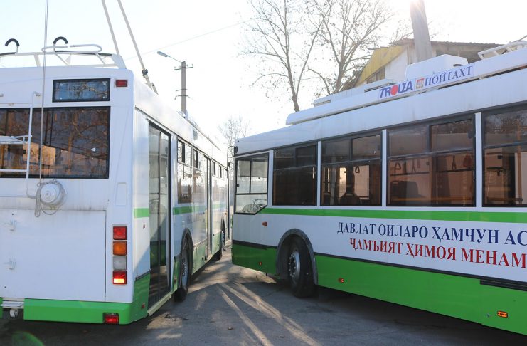 В Душанбе восстановлено движение троллейбусов №12