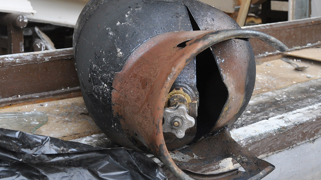 В Рудаки в результате взрыва газового баллона погиб зять хозяина дома