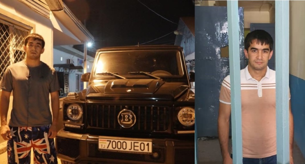 В Душанбе брат водителя-нарушителя оскорбил сотрудника ГАИ и получил 7 суток ареста