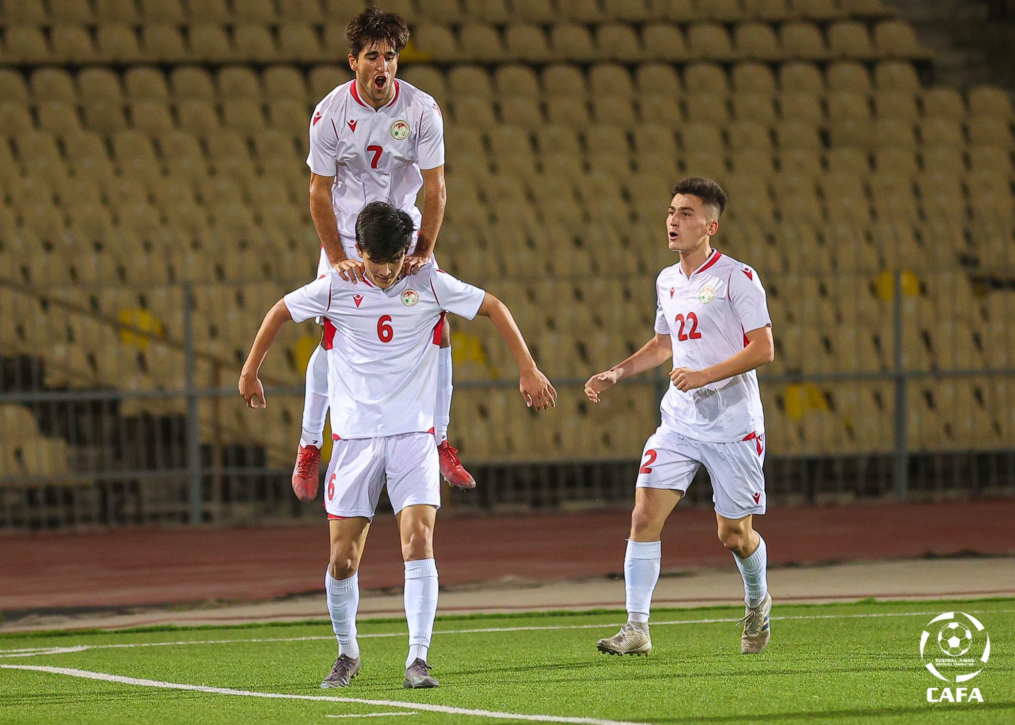 Сборная Таджикистана (U-19) на Чемпионате CAFA-2022 крупно обыграла команду Афганистана
