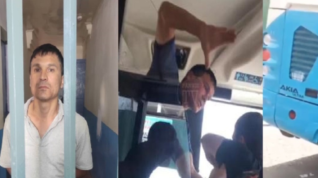 В Душанбе арестован водитель автобуса, который нагрубил пассажиру и был снят на видео