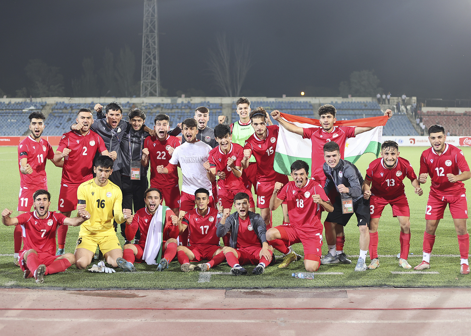 Молодежная сборная Таджикистана вышла в финал Кубка Азии-2023 по футболу