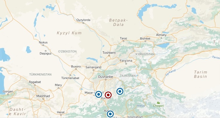 Сейсмологи Таджикистана: эпицентр землетрясения находился в районе Рудаки