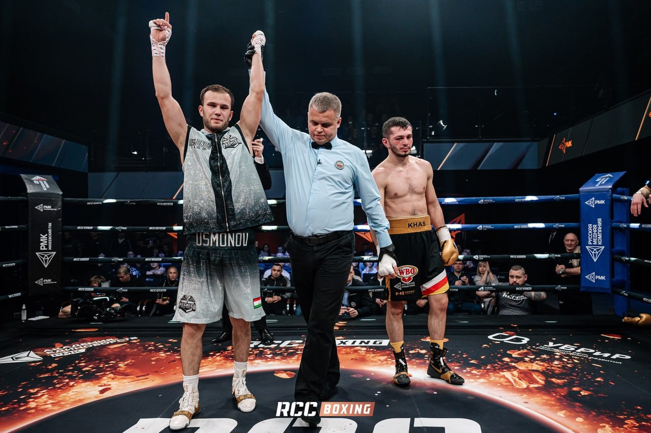 Боксер Баходур Усмонов выиграл четвертый бой подряд