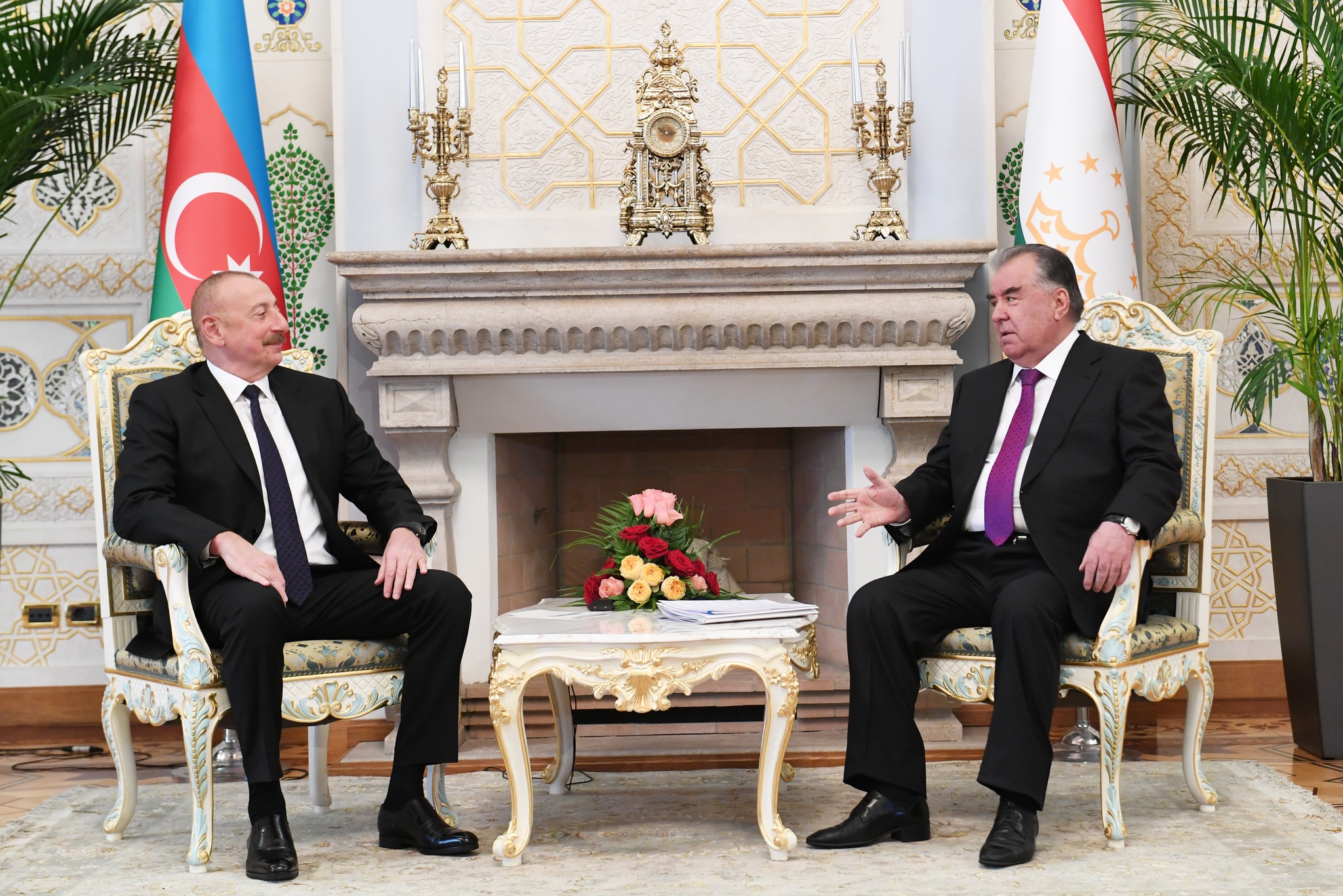 Что обсудили Эмомали Рахмон и Ильхам Алиев на переговорах в Душанбе