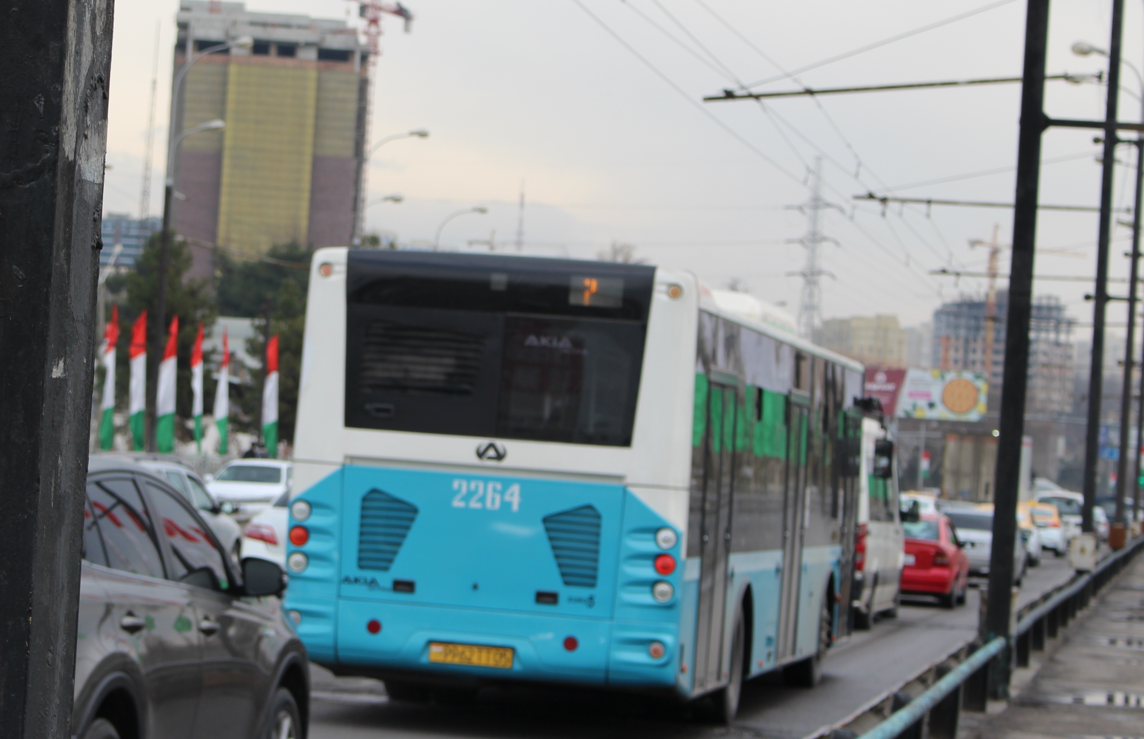 В Душанбе к 1 сентября количество автобусов и троллейбусов увеличат на 20%