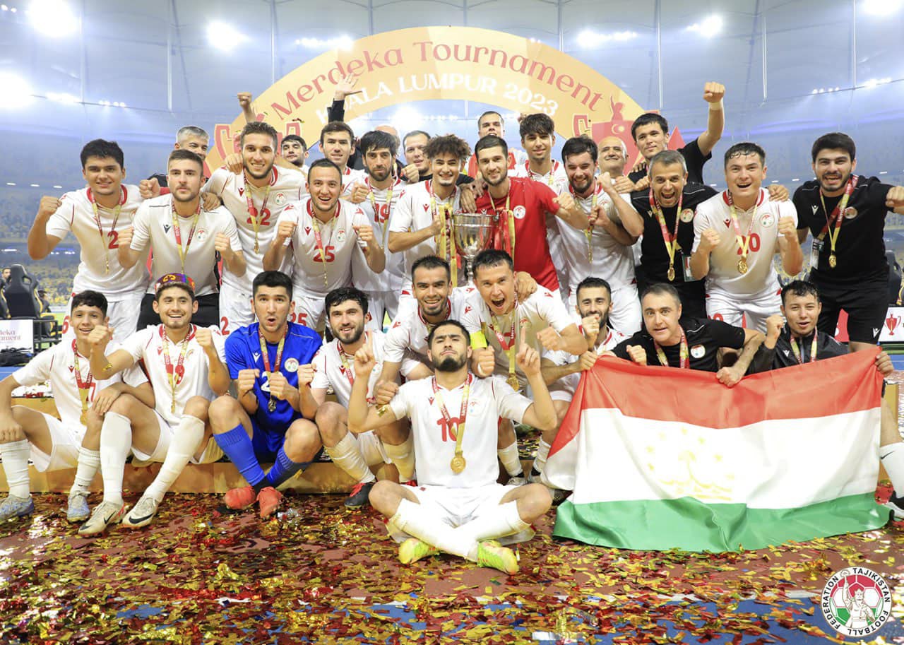 Сборная Таджикистана по футболу стала победителем Кубка Мердека-2023