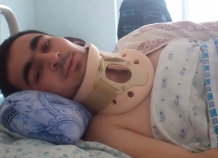 Российские врачи приступили к операции покалеченного в армии таджикского солдата