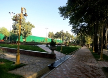В Душанбе появился еще один сквер – напротив резиденции правительства